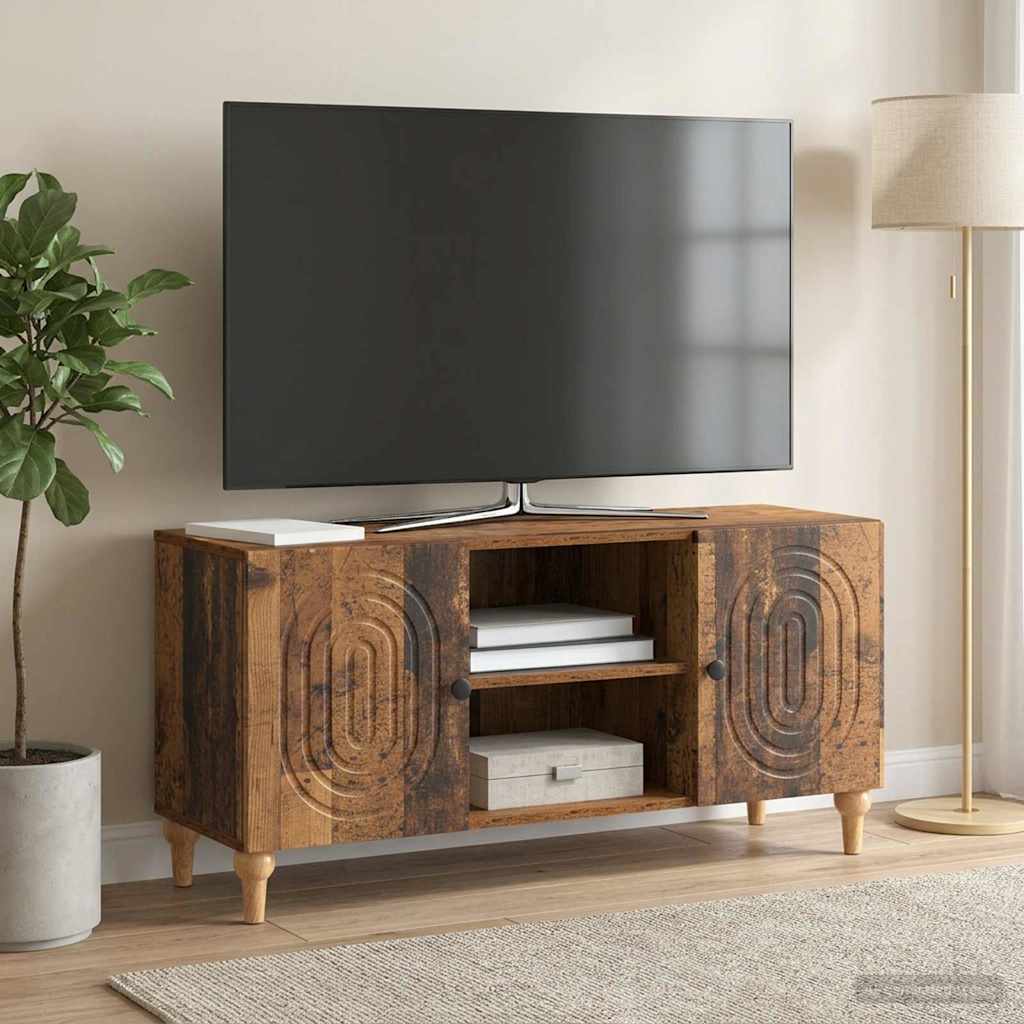 TV-kaappi Vanha puu 102 x 34,5 x 50 cm Tekninen puu