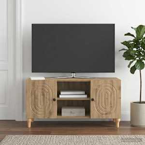 Televizní skříň 102 x 34,5 x 50 cm Dub artisan Kompozitní dřevo - obrázek 4