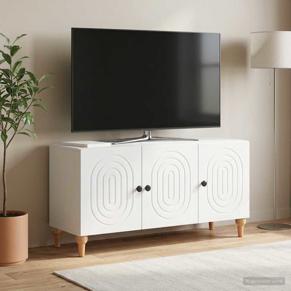 vidaXL Cabinet TV Alb 99 x 34,5 x 50 cm Lemn prelucrat