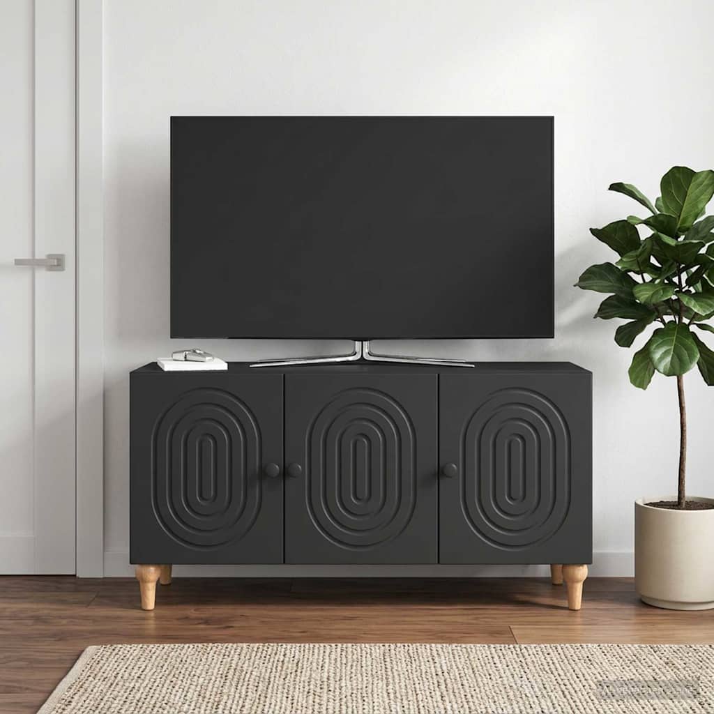 TV-kaappi Musta 99 x 34,5 x 50 cm Tekninen puu