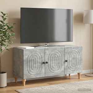 TV omarica Betonsko siva 99 x 34,5 x 50 cm Inženirski les