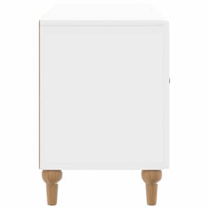 Televizní skříň Bílá s vysokým leskem 99 x 34,5 x 50 cm - obrázek 7