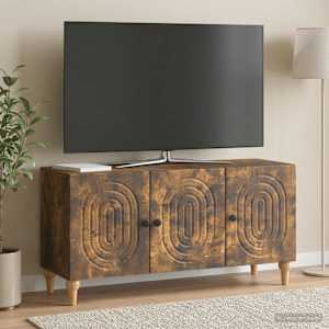 TV omarica Dimljen hrast 99 x 34,5 x 50 cm Inženirski les