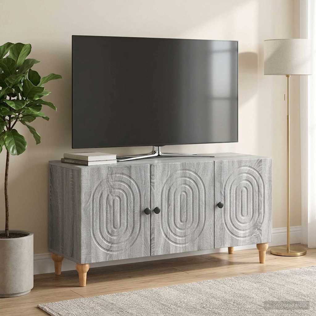 TV omarica Siva Sonoma 99 x 34,5 x 50 cm Inženirski les