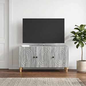 TV omarica Siva Sonoma 99 x 34,5 x 50 cm Inženirski les