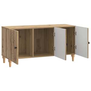 Televizní skříň 99 x 34,5 x 50 cm Dub artisan Kompozitní dřevo - obrázek 5