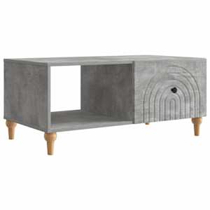 vidaXL Kohvilaud Betoonhall 90 x 50 x 40 cm Tehispuit