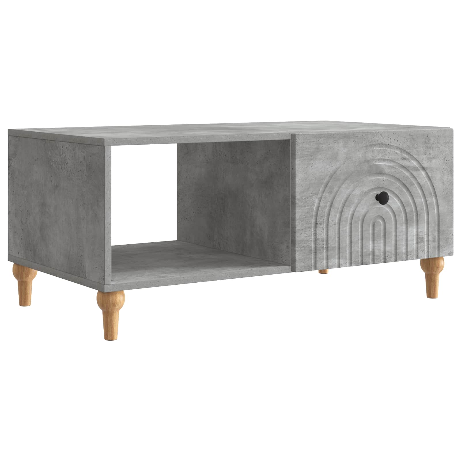 vidaXL Masă de cafea Gri Beton 90 x 50 x 40 cm Lemn prelucrat