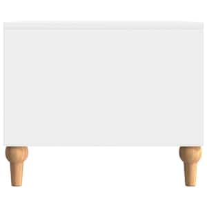 Konferenční stolek Bílá s vysokým leskem 90 x 50 x 40 cm - obrázek 6