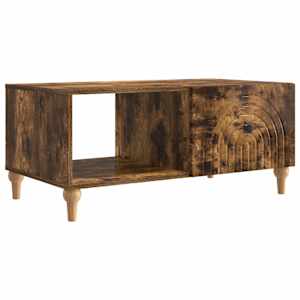 Klubska miza Dimljen hrast 90 x 50 x 40 cm Inženirski les