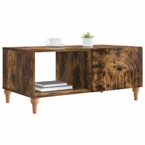 Konferenční stolek Kouřový dub 90 x 50 x 40 cm Kompozitní dřevo - obrázek 3