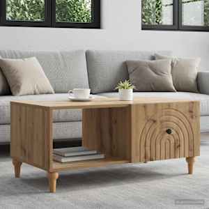 Klubska miza Artisan hrast 90 x 50 x 40 cm Inženirski les