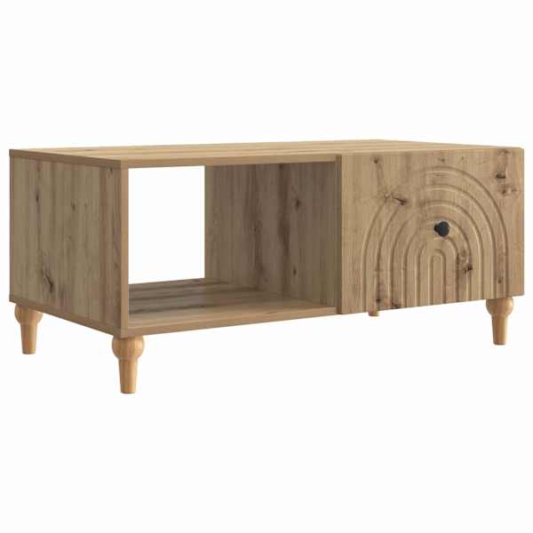 vidaXL Kohvilaud Artisan tamm 90 x 50 x 40 cm Tehispuit