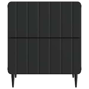 Noční skříňka 2 pcs Černá 43 x 34,5 x 49,5 cm Kompozitní dřevo - obrázek 7
