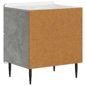 Noční skříňka 2 pcs Betonově šedá 43 x 34,5 x 49,5 cm - obrázek 9