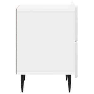 Noční skříňka 2 pcs Bílá s vysokým leskem 43 x 34,5 x 49,5 cm - obrázek 8