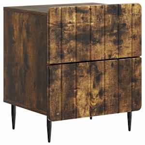 vidaXL &Ouml;&ouml;lambi kapp Suitsutatud tamm 43 x 34,5 x 49,5 cm Tehispuit