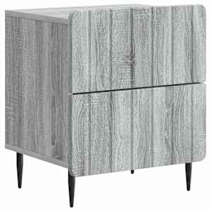 Nočna omarica Siva Sonoma 43 x 34,5 x 49,5 cm Inženirski les