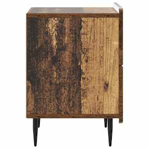 Noční skříňka se zásuvkou 2 pcs Staré dřevo 43 x 34,5 x 49,5 cm - obrázek 8