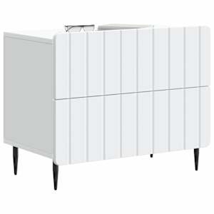 Noční skříňka Bílá 62 x 34,5 x 49,5 cm Kompozitní dřevo - obrázek 3
