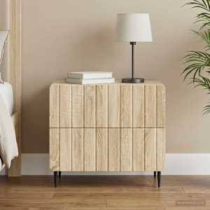 Nočna omarica Sonoma hrast 62 x 34,5 x 49,5 cm Inženirski les