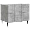 vidaXL &Ouml;&ouml;lambi kapp Betoonhall 62 x 34,5 x 49,5 cm Tehispuit