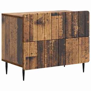 Noční skříňka Staré dřevo 62 x 34,5 x 49,5 cm Kompozitní dřevo - obrázek 2