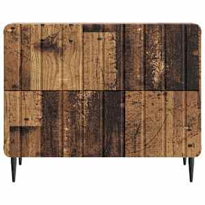 Noční skříňka Staré dřevo 62 x 34,5 x 49,5 cm Kompozitní dřevo - obrázek 5