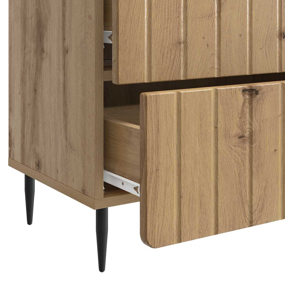 Natskab 62 x 34,5 x 49,5 cm Konstrueret træ - Billede 9