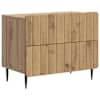 vidaXL &Ouml;&ouml;lambi kapp Artisan tamm 62 x 34,5 x 49,5 cm Tehispuit