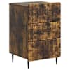 vidaXL &Ouml;&ouml;lambi kapp sahtliga Suitsutatud tamm 43x 41 x 68 cm Tehispuit
