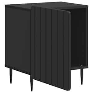 Noční skříňka 2 pcs Černá 43 x 34,5 x 52 cm Kompozitní dřevo - obrázek 6