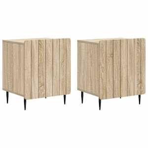 Nočna omarica 2 pcs Sonoma hrast 43 x 34,5 x 52 cm