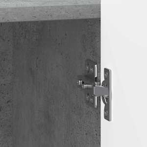 Noční skříňka 2 pcs Betonově šedá 43 x 34,5 x 52 cm - obrázek 11