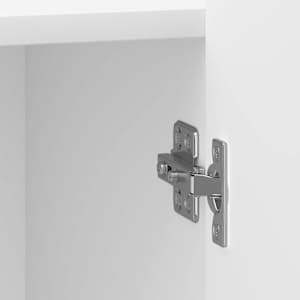 Noční skříňka 2 pcs Bílá s vysokým leskem 43 x 34,5 x 52 cm - obrázek 10