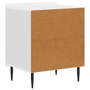 Noční skříňka 2 pcs Bílá s vysokým leskem 43 x 34,5 x 52 cm - obrázek 8