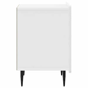 Noční skříňka 2 pcs Bílá s vysokým leskem 43 x 34,5 x 52 cm - obrázek 7