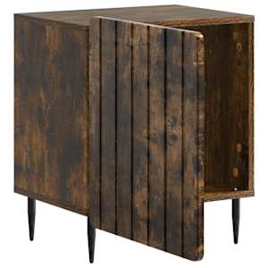Noční skříňka 2 pcs Kouřový dub 43 x 34,5 x 52 cm - obrázek 6