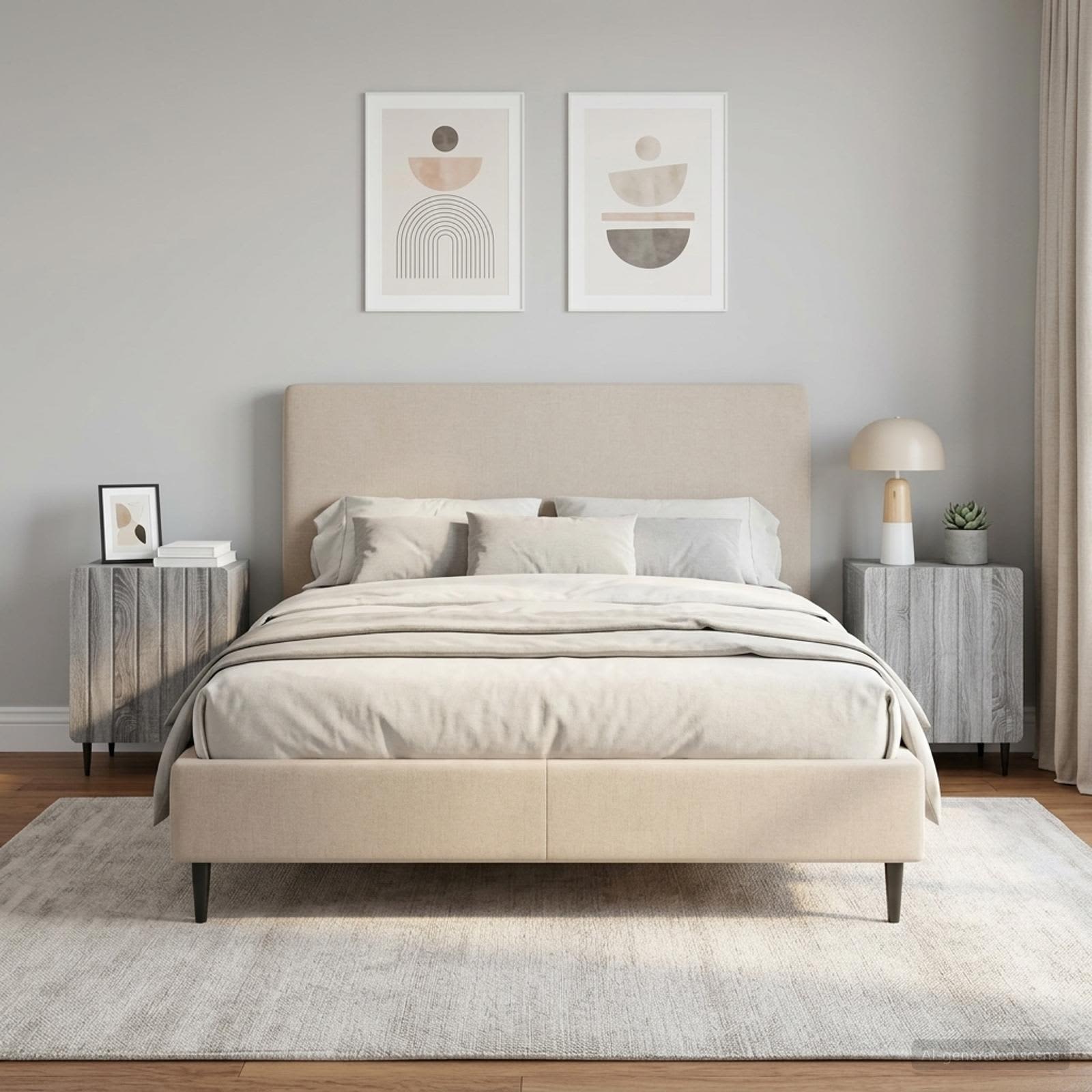 Κομοδίνο 2 pcs Γκρι Sonoma 43 x 34,5 x 52 εκ Επεξεργασμένο Ξύλο