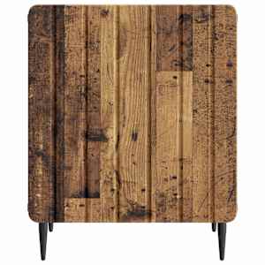 Noční skříňka 2 pcs Staré dřevo 43 x 34,5 x 52 cm - obrázek 7