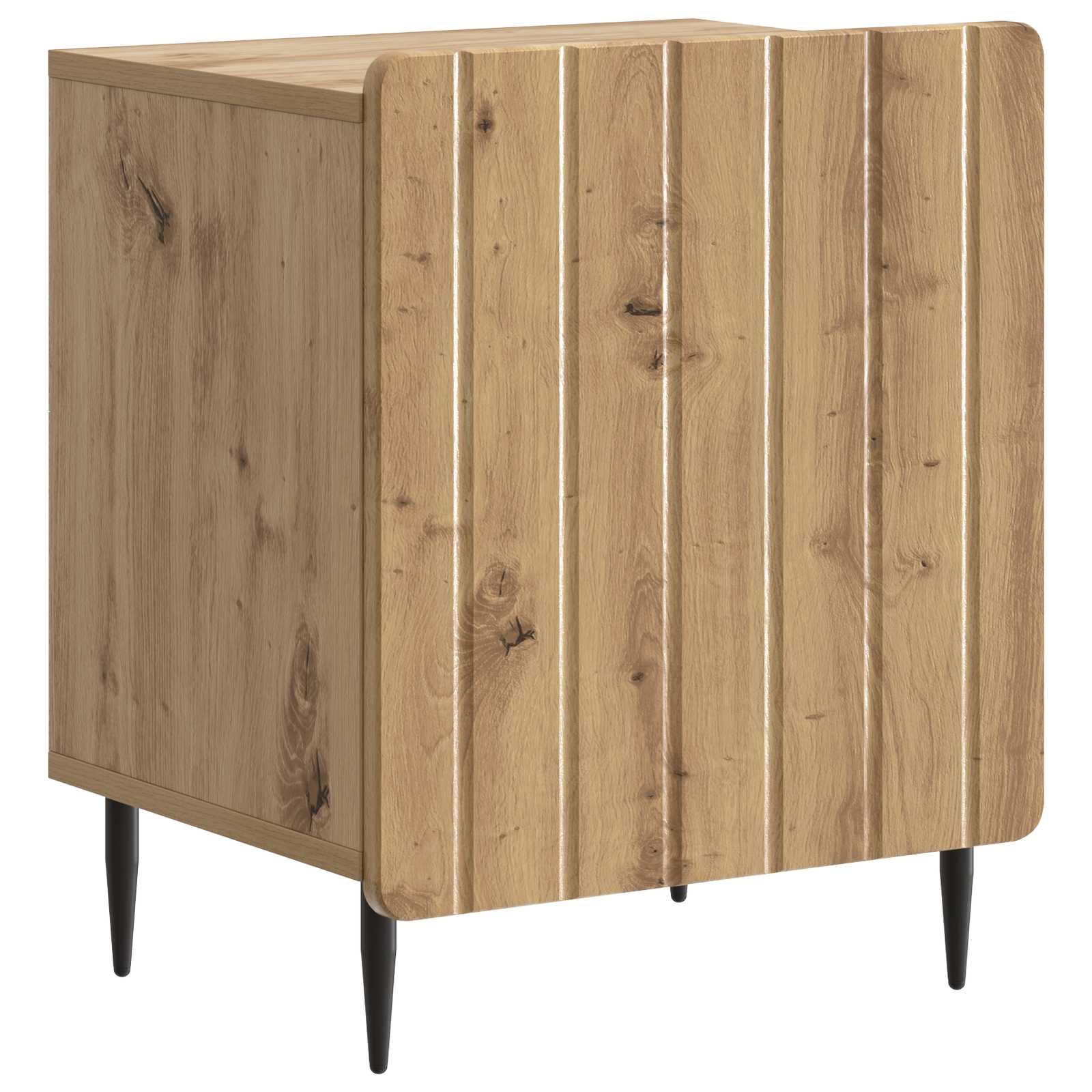 vidaXL Dulap de noapte Stejar Artizanal 43 x 34,5 x 52 cm