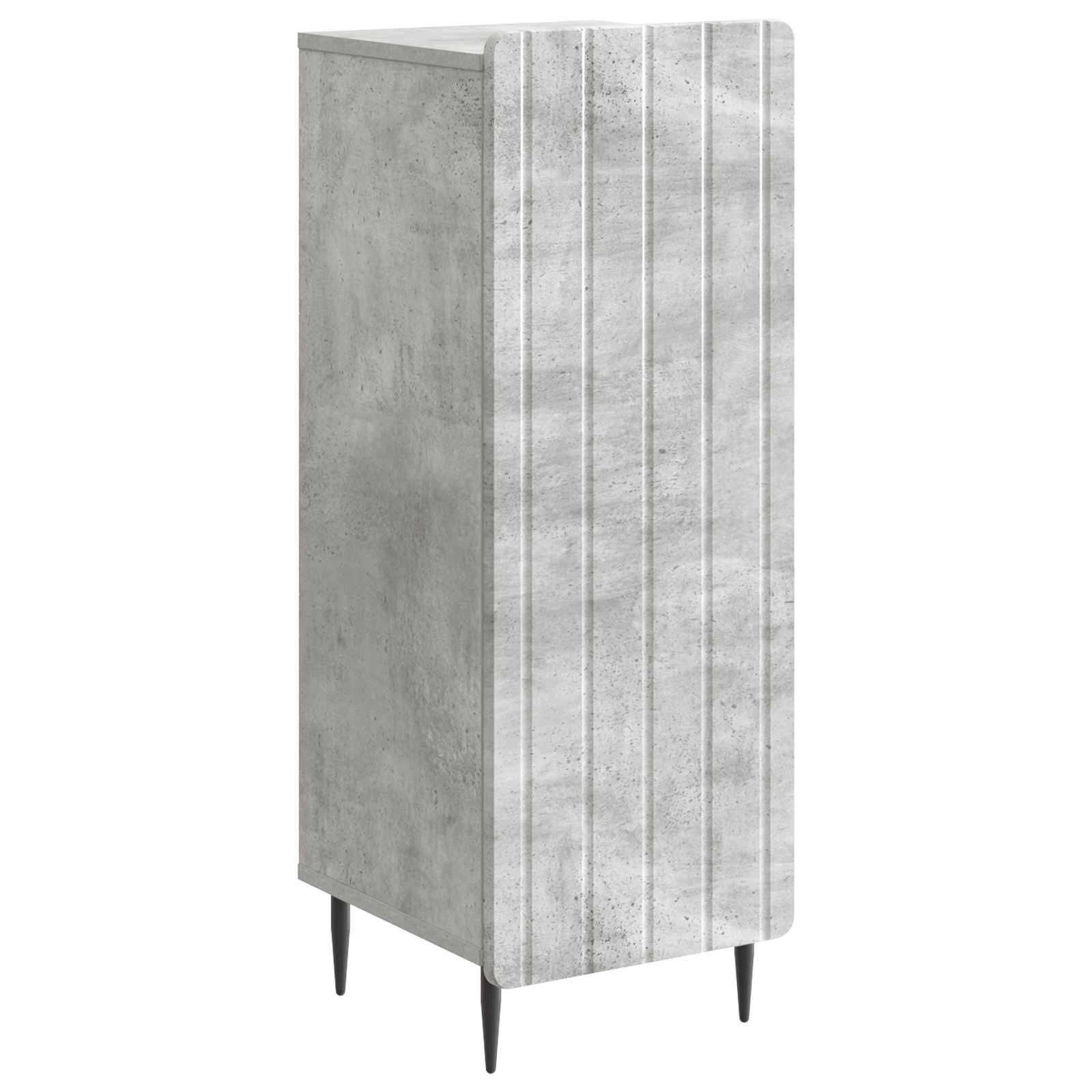vidaXL Bufet Gri Beton 34,5 x 33 x 92 cm Lemn prelucrat