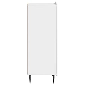 Servírovací skříň Bílá s vysokým leskem 34,5 x 33 x 92 cm - obrázek 7