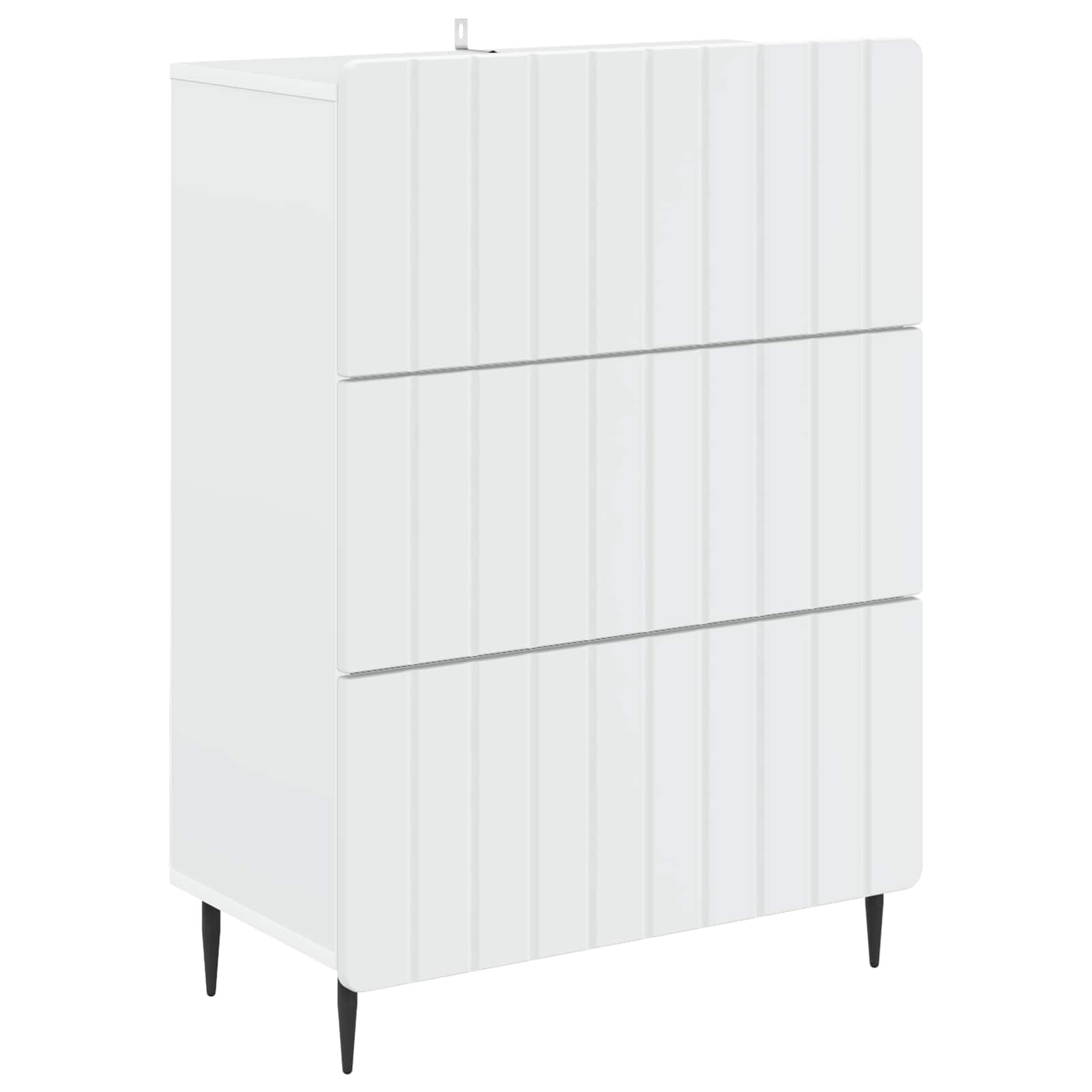 vidaXL Dulap cu sertare Alb 66 x 34,5 x 92 cm Lemn prelucrat
