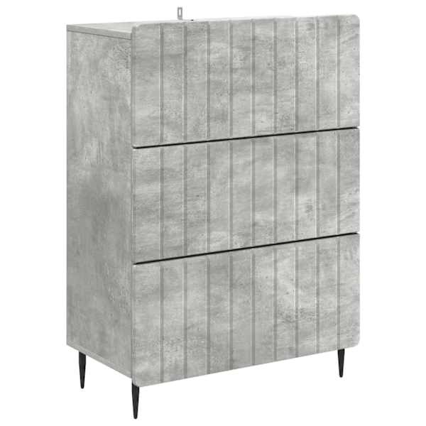 vidaXL Sahtlib&uuml;roo 66 x 34,5 x 92 cm Tehispuit Betoonhall