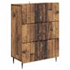 vidaXL Sahtlib&uuml;roo 66 x 34,5 x 92 cm Tehispuit Vana puit