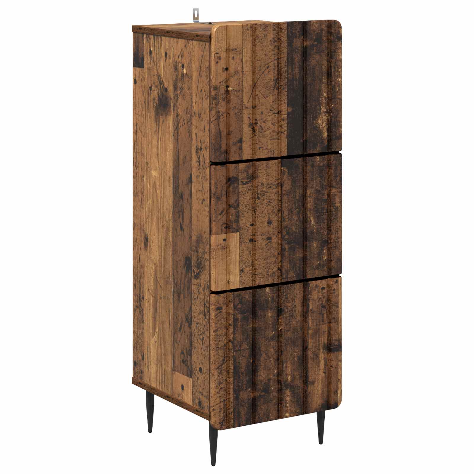 vidaXL Dulap cu sertare Lemn vechi 33 x 34,5 x 92 cm Lemn prelucrat