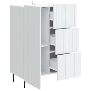 Servírovací skříň Bílá 66 x 34,5 x 91,5 cm Kompozitní dřevo - obrázek 5
