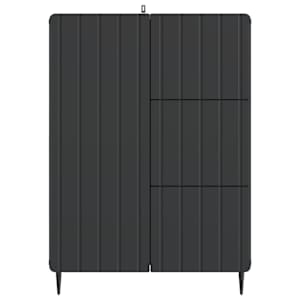 Servírovací skříň Černá 66 x 34,5 x 91,5 cm Kompozitní dřevo - obrázek 6