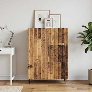 Servírovací skříň se zásuvkou Staré dřevo 66 x 34,5 x 91,5 cm - obrázek 1